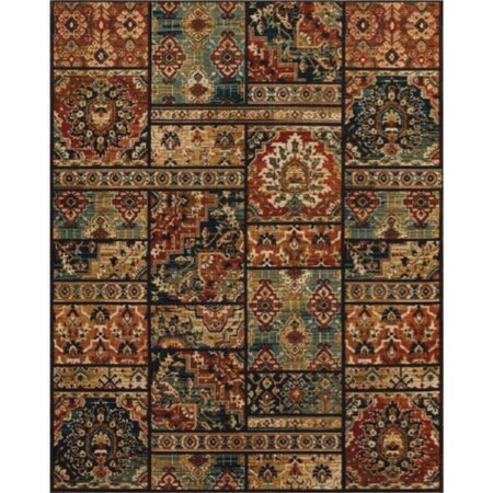 Mohawk Home Abbotts Lake Multi-Colored 30''x96'' Runner PA320 99999 03009