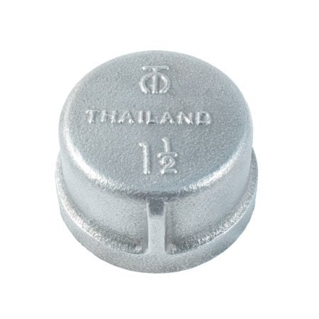 Msi Products 1-1/2in INDUSTRIAL 150lb Galvanized Malleable Iron Round Cap A2240524