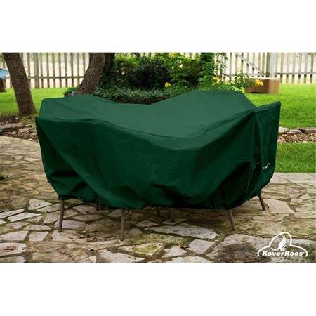 Koverroos Weathermax X-Large High Back Dining Set Cover- Forest Green - 121 L x 86 W x 34 H in. 69484