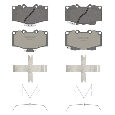 Wagner Brake OEX Front Disc Brake Pad Set Premium Ceramic,  OEX436A