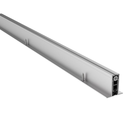 Pemko 48in 4ft Full Mortise Automatic Door Bottom with Sponge Neoprene Mill Finish Aluminum Finish 411ARL48