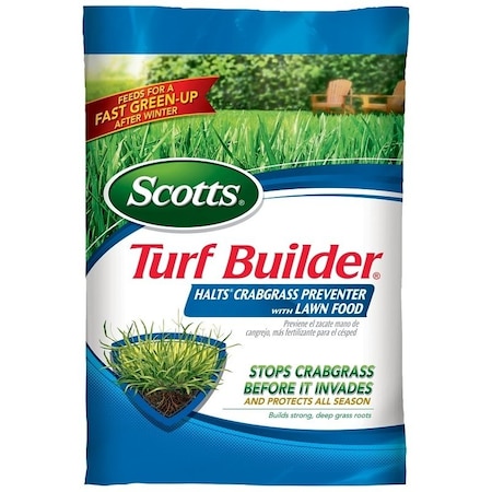 Scotts Turf Builder Halts Crabgrass Preventer with Lawn Food, Granular, 4005 lb Bag 31115