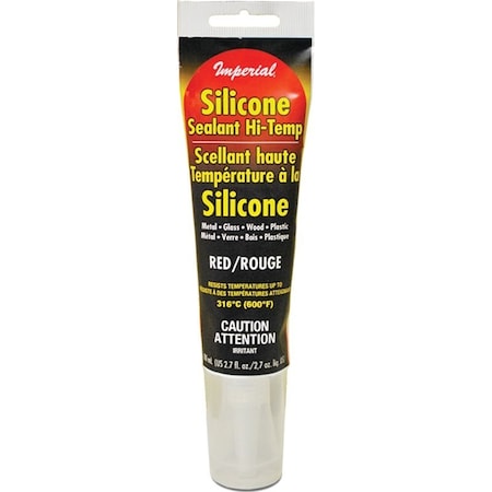 Imperial Mfg Sealant Silicone 2.7Oz Red KK0321