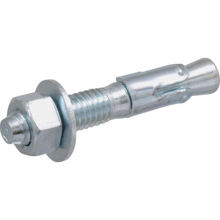 Hillman 3/8 in. D X 2-1/4 in. L Steel Round Head Wedge Anchor, 25PK 370982