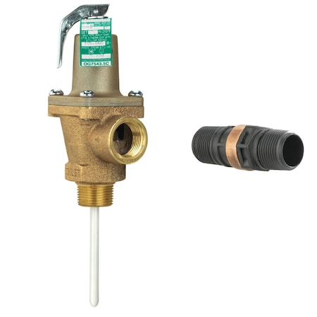 Watts Temperature and Pressure Relief Valve 3/4 40XL-5 150/210 FS