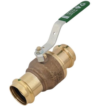 Viega ProPress ball valve P1 1.5 P2 1.5 bronze 79940