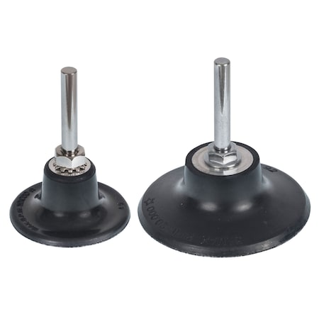 Rubber Pad - Prime Rubber Holder Pads for Roll On Flap Discs and Quick Change Discs, 3 Diameter x 1/4 11227