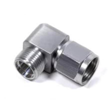 Vintage Air 90 deg 10 AN Female O-Ring to 10 AN Male TiteFit Fitting Adapter - Steel VIN366102