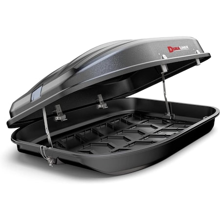 Overtime RT10D 10 cu. ft. Duraliner Rooftop Cargo Carrier Box, Black OV3583413