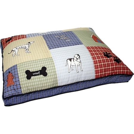 Aspen Pet Pillow Pet Bed, 27 in L, 36 in W, Quilted Pattern 27776