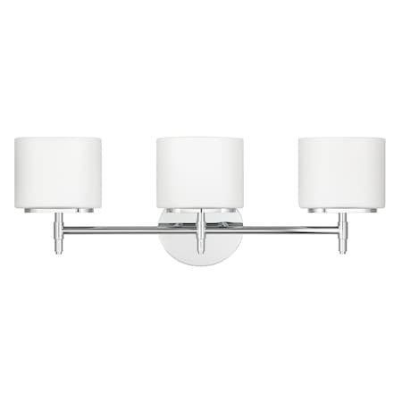 Hudson Valley Lighting Trinity 3 Light Bath And Vanity 22.25 In. Polished Chrome 8903-PC