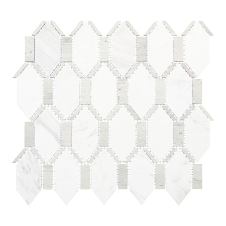 Andova Tiles Dellary 0.5-in. x 3-in. Novelty Natural Stone Wall & Floor Mosaic Tile (0.86 Square Feet Per Box) ANDDEL1293