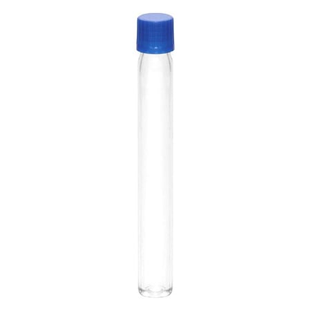 Zoro Select Culture Tube, 0.63" Dia, Colorless, PK1200 TPC16125