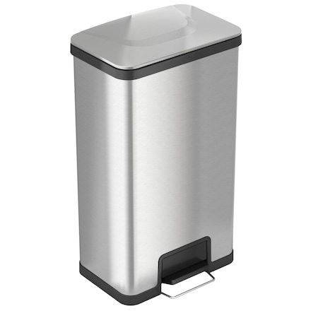 Hls Commercial 18 Gallon Step Trash Can With AirStep Technology HLS18SS