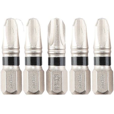 Makita Impact Driver Bits, PK 5 E-00561