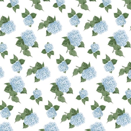 Nashville Wraps Hydrangea Blossoms Tissue Paper, 20x30, Fold Sheets, 12PK P1535Q