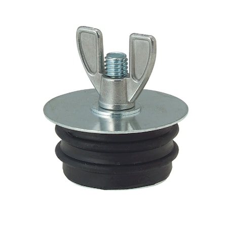 Black Swan 2'' IPS Galvanized Steel Sewer and Drain Test Plug 17165