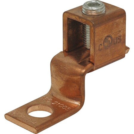 Southwire No.4 to 3/0AWG Copper Offset Tongue Lug, 2PK 65178040