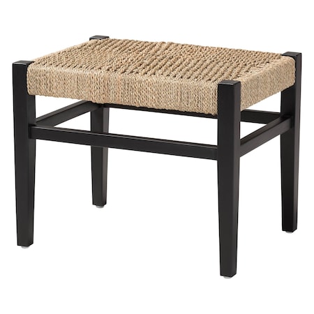 Bali & Pari Amber Woven Seagrass Accent Bench 264-14523-ZORO
