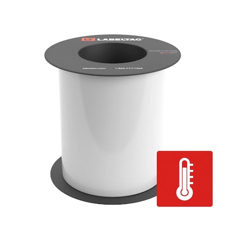 Labeltac High Temperature Supply 6in x 75ft LT9, White LT602HT-C