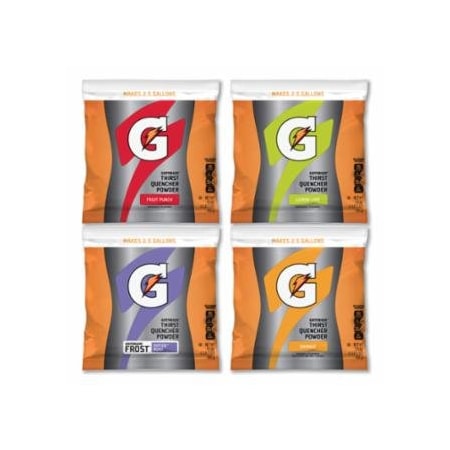 Gatorade G Series 02 Perform Thirst Quencher Instant Powder, 21 oz, Pouch, 2.5 gal Yield, Assorted, 32PK 308-03944