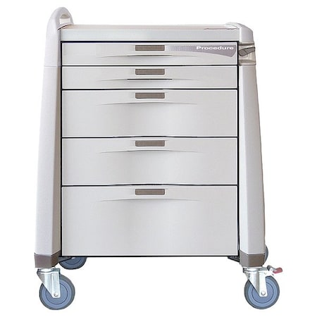 Capsa Healthcare Procedure Treatment Cart, 250lb, Assembled AM-PT-INT-ELOK