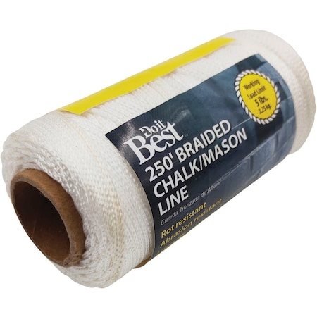Do It Best 250 Ft. Braided Nylon Chalk/Mason Line 307073
