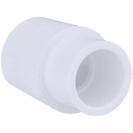 Charlotte Pipe And Foundry 3/4'' X 1/2'' Sch. 40 Slip X Slip Reducing PVC Coupling PVC 02100 3400HA