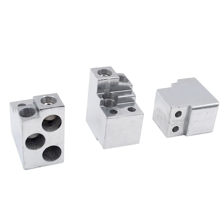 Brah Electric Mechanical Lug, 1/0 AWG Max, 1 Conductor, 1/4 in Stud, Aluminum, Copper CK3L