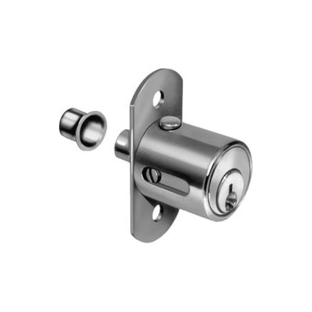 Compx Security Products Pin Sliding Door Lock 1-1/8in C8142-KA107-26D