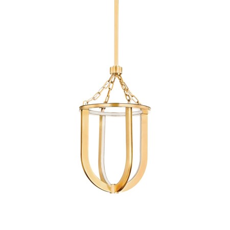 Hudson Valley Lighting Tournu 1 Light Lantern 11.5 In. Aged Brass 2913-AGB
