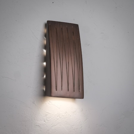 Luxury Lighting Bali Slender 13.3 in Tall Ceramic Wall Light, Rubbed Copper Paint Finish, 2PK (2) ADA-0514W-ACop-7