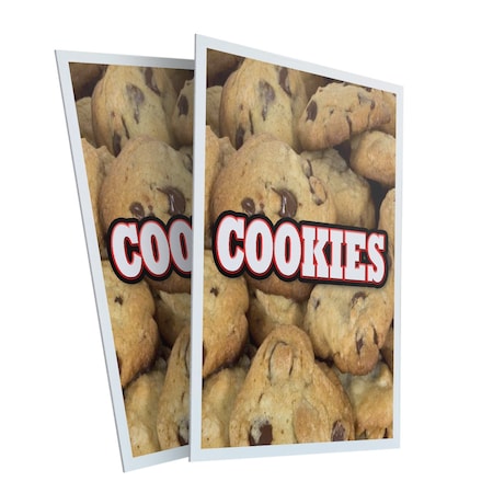 Signmission Cookies, Plastic Signs Only 24 Inch x 36 Inch, Corrugated Plastic, 2PK CSB-2436-2PACK-Cookies