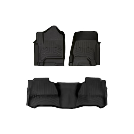 Weathertech Black, Front and Rear FloorLiner HP 446071IM-445424IM