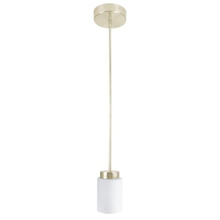Westgate GLASS PENDANT WITH ROD 51in 12W 720LM C90 5CCT 27/30/35/40/50K, BN, 27K/30K/35K/40K/50K LCFE-MCT5-BN