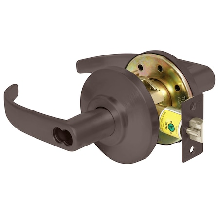 Best Grade 2 Classroom Cylindrical Lock, 14 Lever, SFIC Less Core, Oil-Rubbed Bronze Finish, Non-handed 7KC37R14DS3613