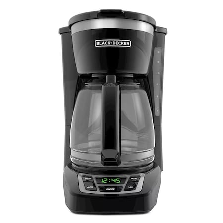 Black & Decker 12 Cup Programmable Coffee Maker in Black CM1160B