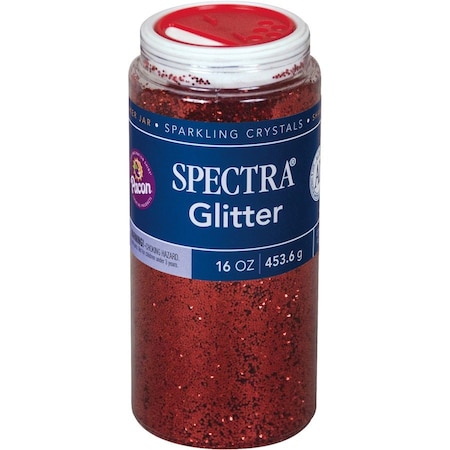 Spectra Glitter Sparkling Crystals, Red PAC91740