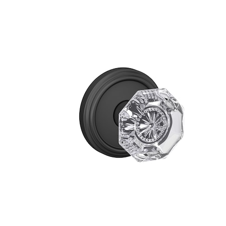 Schlage Residential Schlage Custom Alexandria Glass Knob with Indy Rose Passage and Privacy Lock with 16600 Latch and FC21ALX622IND