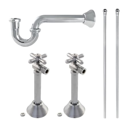 Kingston Brass Plumbing Supply Kit Combo, Polished Chrome KPK801