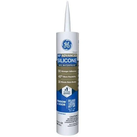 Shur-Line 10.1 Oz GE 2811092 Clear Silicone 2 Advanced Window & Door Sealant 3510S