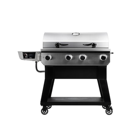Recteq Wood Pellet Grill, 825 sq-in Primary Cooking Surface, Smoker Included: Yes, Stainless Steel Body RT-825XF