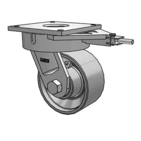 Albion 8x4 Kingpinless Steel Caster 700FH08709SL