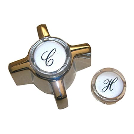 Made-To-Order HC-115 Sterling Star Flow Faucet Twin Handle, Chrome MA568575