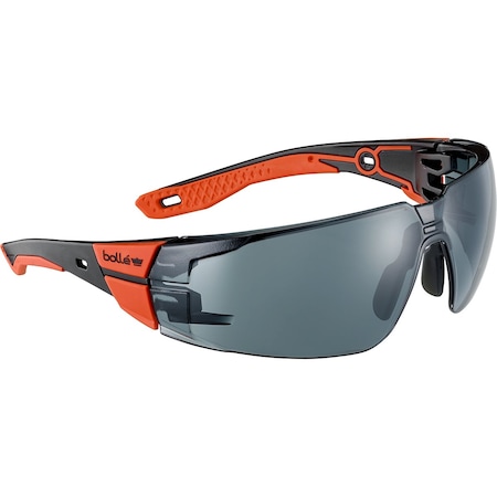 Bolle Safety Safety Glasses, Smoke Lens RUSPSN21U