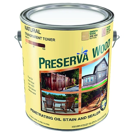 Preserva Wood Gal Preserva Products, Ltd. Natural Transparent Preserve and Protect Stain and Sealer 40115