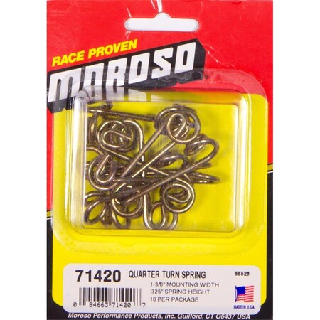 Moroso 71420 1.38 in. Quick Fastener Spring - 0.33 in. MOR71420