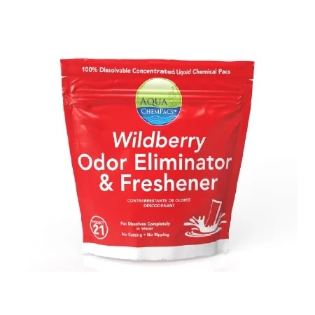 Aqua Chempacs Odor Elminator & Freshener / Wildberry 4-0997