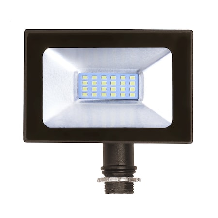 Factory 2U Lighting LED Flood Light 10w, 1000lm, 5000K, Knuckle Mount, 110-130V AC, Bronze 803815
