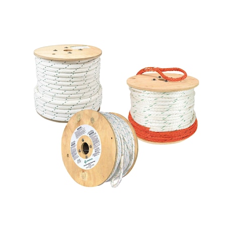 Greenlee Cable Pulling Rope, 1/2 In Dia, 300 ft 455